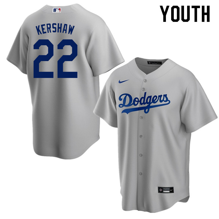 Nike Youth #22 Clayton Kershaw Los Angeles Dodgers Baseball Jerseys Sale-Alternate